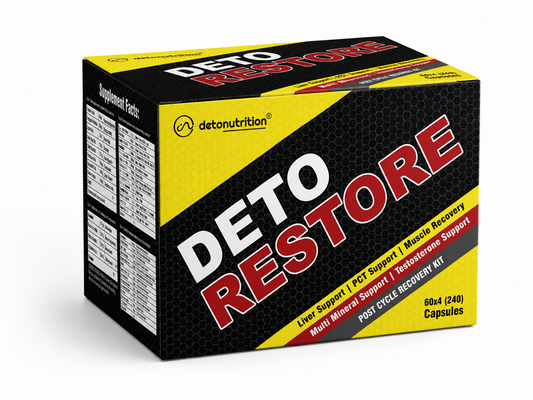 Detonutrition Deto Restore – Post Cycle Recovery Kit (60x4, 240 Capsules)