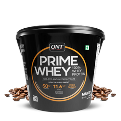 QNT Prime Whey Protein Powder | 25g Protein Per Scoop | Whey Isolate, Concentrate & Hydrolysate Blend | Muscle Growth, Recovery & Strength