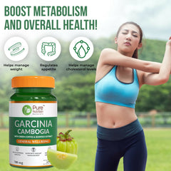 Pure Nutrition Garcinia Cambogia combines 700 mg of Garcinia Cambogia with green coffee and seaweed extract to support digestion and boost metabolism.