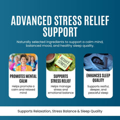 Eternell® L-Theanine + GABA | Supports Relaxed Focus & Mood Balance | Calm Focused Energy | 60 Capsules