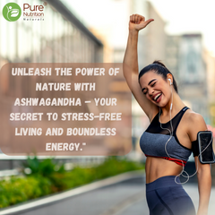 Pure Nutrition Organic Ashwagandha Root Powder, 227g | Supports Stress Management, Sleep, Fertility, Immunity, Vitality & Strength | Amukkara Kizhangu Choornam | USDA Organic Certified