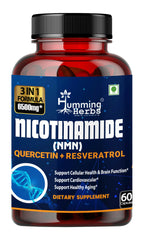 Humming herbs Humming herbs 100% 10 E14 Humming Herbs NMN Nicotinamide Mononucleotide with Resveratrol & Quercetin | Supports Cellular Health, Boosts NAD+ Levels, Promotes Energy & Healthy Aging | Advanced Anti-Aging Formula Summarise this data