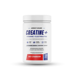 Gainz4Ever Creatine+ | Creatine Monohydrate with Taurine, Essential Vitamins & Electrolytes | Daily Performance Matrix for Strength, Power, Hydration & Recovery | 120 Servings | 600g