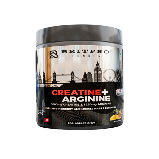 BRITPRO London® Creatine + Arginine – Power, Pump & Performance