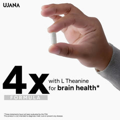 UJANA L-Theanine with Chamomile Extract, Magnesium & Zinc – 560 mg Formula - 90 Capsules