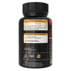 Eternell® Ashwagandha Capsules | 500 MG | Withania Somnifera 10:1 Extract | Supports Stress Management, Mood Balance & Relaxation | 60 Capsules