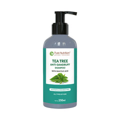 Pure Nutrition Tea Tree Anti-Dandruff Conditioner, 200ml | With Salicylic Acid & Zinc Pyrithione | Sulphate & Paraben Free | Controls Flakes & Itching | For All Hair Types