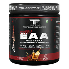 TrueForma Ripped EAA + BCAA Powder | 9 Essential Amino Acids, 2.5g L-Leucine, 500mg L-Carnitine & 100mg Quercetin Extract | Supports Muscle Recovery, Hydration & Performance | 300g