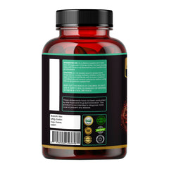 Humming Herbs Red Yeast Rice 500mg Capsules - Natural Cholesterol Support with CoQ10, Policosanol - Heart Health & Blood Circulation