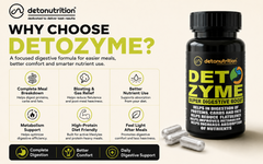 Detonutrition Detozyme – Super Digestive Boost (90 Capsules)