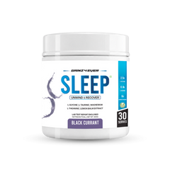 Gainz4Ever Sleep Support | L-Glycine, L-Taurine, Magnesium, L-Theanine & Lemon Balm Extract | Relaxation, Recovery & Sleep Support Formula | Black Currant Flavour | 30 Servings | 300g