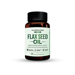 Gainz4Ever Premium Flax Seed Oil | Cold Pressed Unrefined Flaxseed Oil | Omega-3, Omega-6 & Essential Fatty Acids | Supports Heart, Brain & Joint Health | Softgel Capsules