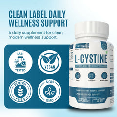 Eternell L-Cystine – Supports Daily Antioxidant Wellness (500 mg, 60 Capsules)