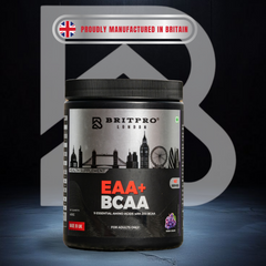 BRITPRO London® 9 Essential Aminos EAA + BCAA 2:1:1 | Fast Recovery, Energy & Performance Support