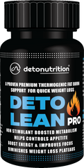 Detonutrition Deto Lean Pro – Thermogenic Fat Burner & Weight Loss Capsules (60 Capsules)
