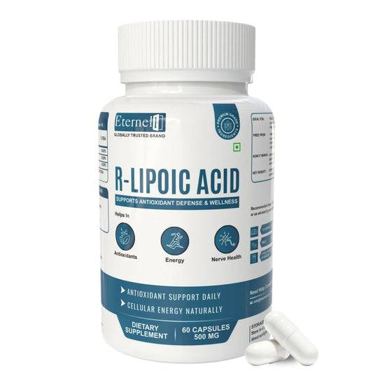 Eternell® R-Lipoic Acid | Supports Antioxidant Defense & Wellness | Antioxidant Support Daily | 60 Capsules