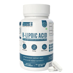 Eternell® R-Lipoic Acid | Supports Antioxidant Defense & Wellness | Antioxidant Support Daily | 60 Capsules