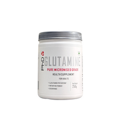 PHD Glutamine – Pure Micronised L‑Glutamine, Unflavoured, 250 g
