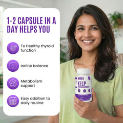 Eternell Kelp – Supports Thyroid Health Gently (500 MG, 60 Capsules)