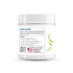 Gainz4Ever Vegan Collagen Powder, 300g (30 Servings) | 9g Vegan Collagen Per 10g Serving | With Hyaluronic Acid, Vitamin C, Biotin, L-Glycine, L-Proline & Zinc | Supports Skin, Hair & Nail Health