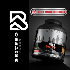 BRITPRO London® BRIT Whey – Fast Digesting Whey, 24g Protein for Muscle Repair
