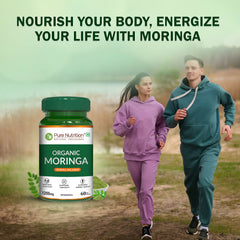Pure Nutrition Moringa 1200mg| Rich in Antioxidants, Vitamins & Minerals | Supports Healthy Digestion, Immunity, Energy Levels & Detox | Superfood Supplement for Men & Women