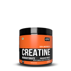 QNT Creatine Monohydrate | 100% Pure & Micronized Powder | FSSAI-Tested | Enhanced Performance & Muscle Growth
