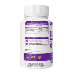 Eternell® Berberine Capsules | 500 MG | Supports Healthy Blood Sugar, Metabolic Health & Heart Wellness | 60 Capsules