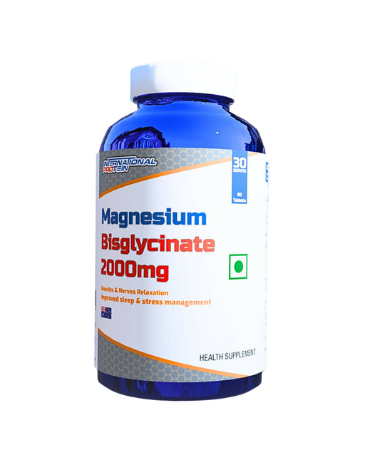 International Protein Magnesium Glycinate 2000mg | High Absorption | Muscle Relaxation & Sleep Support