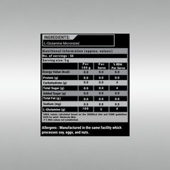 BRITPRO London® L-Glutamine – Muscle Recovery, Gut Health & Immunity Support