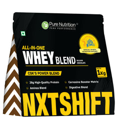 Pure Nutrition All-in-One Whey Blend Filter Coffee 1kg | Multi-Source Whey, Soy & Casein Protein with Creatine, Superfoods & Digestive Enzymes | Muscle Recovery & Performance Support