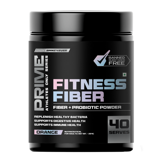 Gainz4Ever Prime Fitness Fiber with Probiotics for Digestive Health, Gut Balance & Immune Support