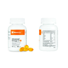 NewEdge |Advanced Omega-3 with MaxSimil® Technology. |Supports Heart, Brain, Eye & Joint Health. 3X Better Absorption. Easy-to-Swallow Softgels.