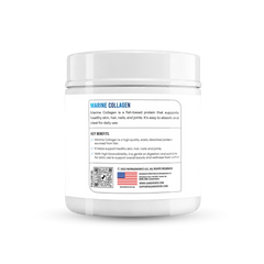 Gainz4Ever Marine Collagen Powder, 325g (25 Servings) | 12g Marine Collagen & 11g Protein Per 13g Serving | With Vitamin C & Digestive Enzymes | Supports Skin, Hair, Nails & Joint Health