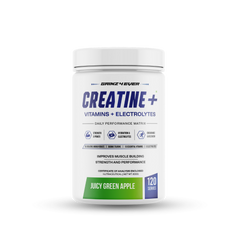 Gainz4Ever Creatine+ | Creatine Monohydrate with Taurine, Essential Vitamins & Electrolytes | Daily Performance Matrix for Strength, Power, Hydration & Recovery | 120 Servings | 600g