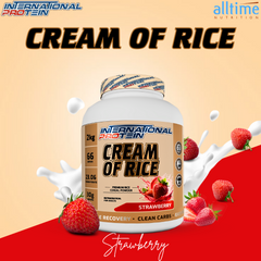 International Protein® Cream of Rice Powder | Premium Rice Cereal | 22.3g Clean Carbs & Easy Digesting | Supports Muscle Recovery & Daily Energy | 66 Servings | 2kg (Milk Chocolate)