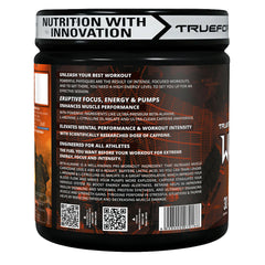 TrueForma Weapon Pre Workout Powder | Caffeine, Beta Alanine, L-Arginine, L-Citrulline & L-Taurine | Supports Energy, Focus, Endurance & Muscle Pump | 250g