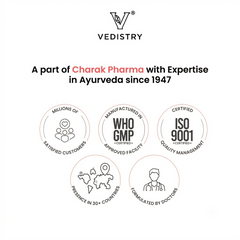 Vedistry® Livercare Tablets | Clinically Tested 22% Reduction in Fatty Liver | Detox & Rejuvenate Your Liver | 60 Tablets