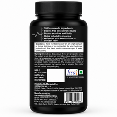 Corebolics Natural Ayurvedic Testosterone Support | Supports Energy, Vitality, Muscle Strength & Men's Wellness