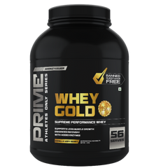 Gainz4Ever Prime Whey Gold Supreme Performance Protein with Enzymes for Lean Muscle Growth & Fast Recovery