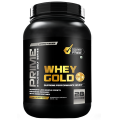 Gainz4Ever Prime Whey Gold Supreme Performance Protein with Enzymes for Lean Muscle Growth & Fast Recovery