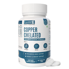 Eternell® Copper Tablets | 1.7 MG Elemental Copper | Supports Collagen, Bone Health & Immunity | 60 Tablets