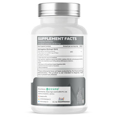 ZESPO® Astragalus Root Extract Capsules | 600 mg | 10:1 Extract | Plant-Based Dietary Supplement | 60 Vegetarian Capsules