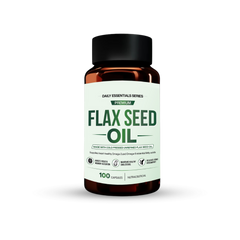 Gainz4Ever Premium Flax Seed Oil | Cold Pressed Unrefined Flaxseed Oil | Omega-3, Omega-6 & Essential Fatty Acids | Supports Heart, Brain & Joint Health | Softgel Capsules