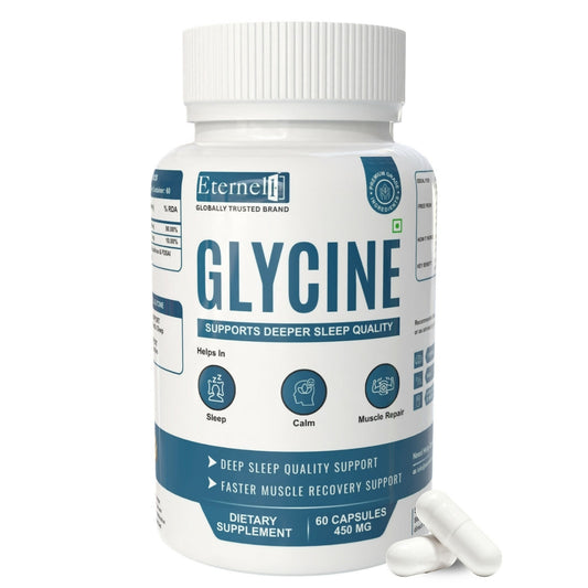 Eternell Glycine – Supports Deeper Sleep Quality (450 mg, 60 Capsules)