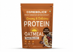 Corebolics Creamy & Delicious Protein Oatmeal | Dark Chocolate | High Protein & Low Sugar | 1KG