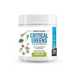 Gainz4Ever Critical Greens | Daily Super Greens Powder with Barley Grass, Kale & Pea Protein | Daily Nutrient Boost for Energy, Immunity & Overall Wellness | Ginger Lime Flavour | 30 Servings | 300g