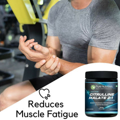 Pure Nutrition L-Citrulline Malate 2:1 Powder 200g, 66 Servings | 100% Pure & Unflavoured | Boosts Stamina, Enhances Performance, Speeds Muscle Recovery & Reduces Fatigue | Ideal Pre-Workout for Men & Women