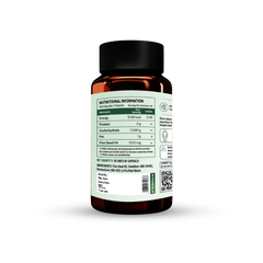 Gainz4Ever Premium Flax Seed Oil | Cold Pressed Unrefined Flaxseed Oil | Omega-3, Omega-6 & Essential Fatty Acids | Supports Heart, Brain & Joint Health | Softgel Capsules