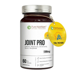 Pure Nutrition Joint Pro (1308mg), 60 Veg Capsules | Calcium, Magnesium, Vitamin D3 & K2, Boron & Manganese | Supports Joint, Bone & Cartilage Health